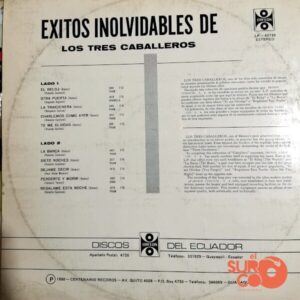 Disco de Vinilo Los Tres Caballeros - Éxitos Inolvidables Vinyl Record