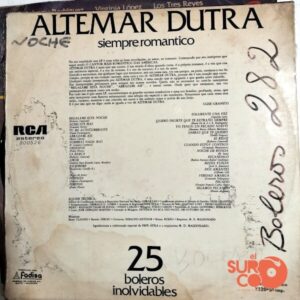 Disco de Vinilo Altemar Dutra - Siempre Romántico 25 Boleros Inolvidables Vinyl Record