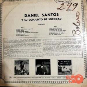 Disco de Vinilo Daniel Santos - Daniel Santos Vinyl Record