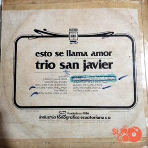 Disco de Vinilo Trío San Javier - Esto Se Llama Amor Vinyl Record