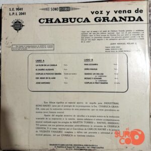 Disco de Vinilo Chabuca Granda - Voz Y Vena Vinyl Record