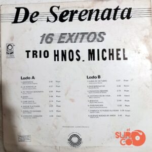 Disco de Vinilo Trío Hermanos Michel - De Serenata Vinyl Record