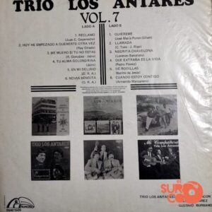 Disco de Vinilo Trío Los Antares - Trío Los Antares Vol 7 Vinyl Record