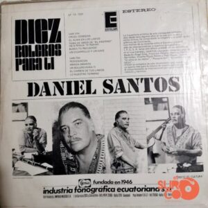 Disco de Vinilo Daniel Santos - 10 Boleros Para Ti Vinyl Record
