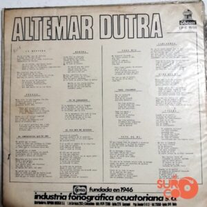 Disco de Vinilo Altemar Dutra - Altemar Dutra Vinyl Record