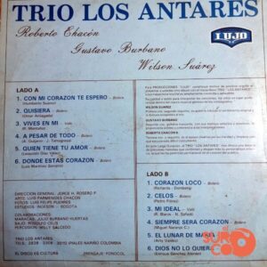 Disco de Vinilo Trío Los Antares - Trío Los Antares Vol 5 Vinyl Record