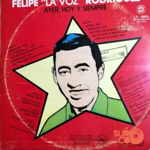Disco de Vinilo Felipe Rodríguez - La Voz Vinyl Record