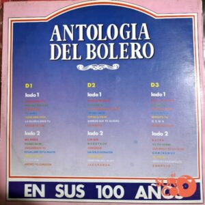 Disco de Vinilo Varios - Antología Del Bolero En Sus 100 Años Vinyl Record