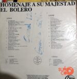 Disco de Vinilo Varios - Homenaje A Su Majestad El Bolero Vinyl Record