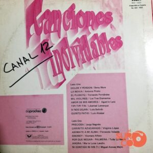 Disco de Vinilo Varios - Canciones Inolvidables Vinyl Record