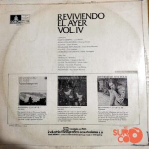Disco de Vinilo Varios - Reviviendo El Ayer Vinyl Record