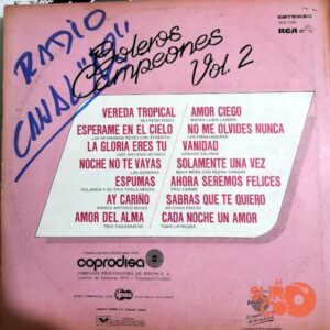 Disco de Vinilo Varios - Boleros Campeones Vol 2 Vinyl Record