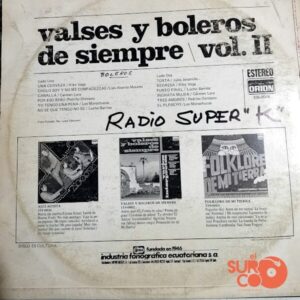 Disco de Vinilo Varios - Valses Y Boleros De Siempre Vinyl Record