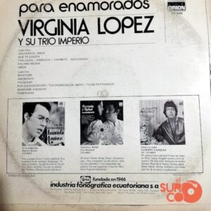 Disco de Vinilo Virginia López - Para Enamorados Vinyl Record