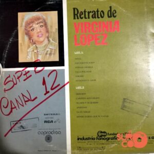 Disco de Vinilo Virginia López - Retrato De Virginia López Vinyl Record