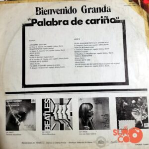 Disco de Vinilo Bienvenido Granda - Palabra De Cariño Vinyl Record