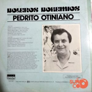 Disco de Vinilo Pedro Otiniano - Boleros Bohemios Vinyl Record