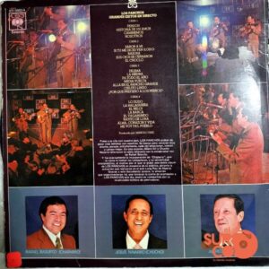 Disco de Vinilo Los Panchos - Grandes Éxitos En Directo Vinyl Record