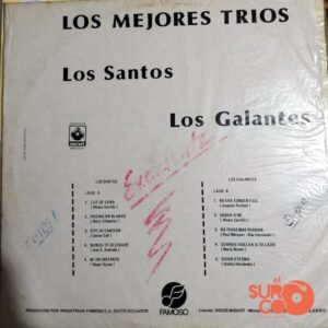 Disco de Vinilo Trío Los Santos - Los Mejores Tríos Vinyl Record