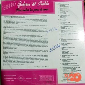 Disco de Vinilo Varios - Boleros Del Pueblo Para Matar Las Penas Del Amor Vinyl Record