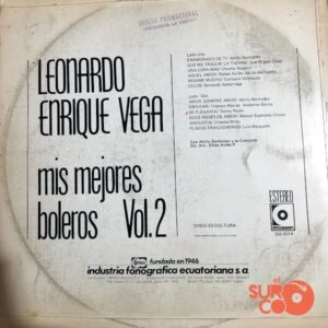 Disco de Vinilo Leonardo Kike Vega - Mis Mejores Boleros Vinyl Record