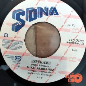 Disco de Vinilo Mike Albornoz - Sombras / Espérame (Promocional) Vinyl Record