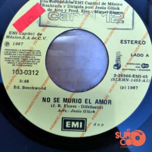 Manuel Mijares - No Se Murió El Amor / Corazones Rebeldes (Promocional) Vinilo