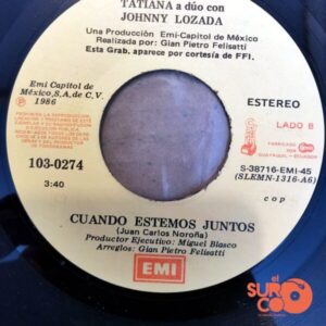 Disco de Vinilo Tatiana - Detente / Cuando Estemos Juntos Vinyl Record