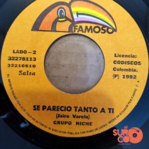 Disco de Vinilo Grupo Niche - Sin Sentimiento / Se Pareció Tanto A Ti Vinyl Record