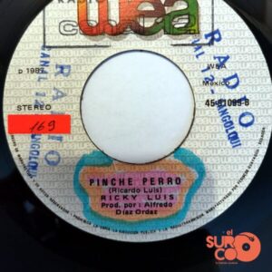 Disco de Vinilo Ricky Luis - Los Trajeados / Pinche Perro Vinyl Record