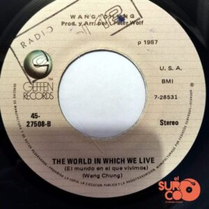 Disco de Vinilo Wang Chung - Let’s Go / The World In Which We Live Vinyl Record
