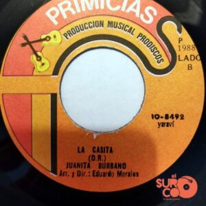 Disco de Vinilo Juanita Burbano - La Sombra De Mi Mamá / La Casita Vinyl Record