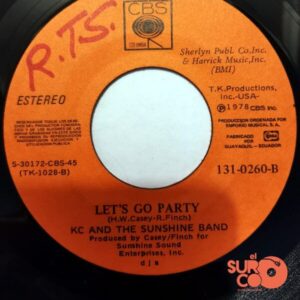 Disco de Vinilo Kc And The Sunshine Band - It’s The Same Old Song / Let’s Go Party Vinyl Record