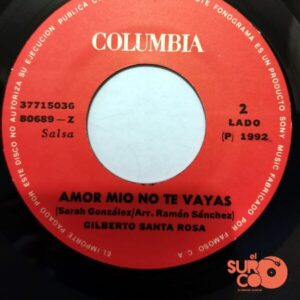 Disco de Vinilo Gilberto Santa Rosa - Conciencia / Amor Mio No Te Vayas Vinyl Record