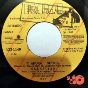 Disco de Vinilo Sebastián - No Creo Nada De Ti / Y Ahora… Sufres Vinyl Record