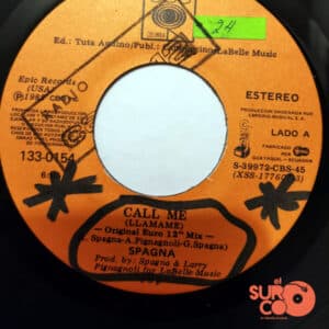 Disco de Vinilo Spagna - Call Me Vinyl Record