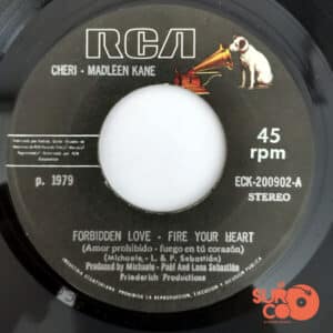 Disco de Vinilo Madleen Kane - Forbidden Love - Fire Your Heart / You And I Vinyl Record
