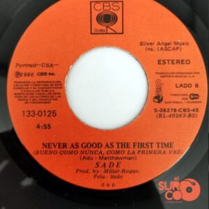 Disco de Vinilo Sade - The Sweetest Taboo / Never As Good As The First Time Vinyl Record
