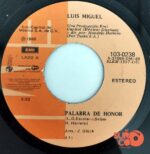 Disco de Vinilo Luis Miguel - Palabra De Honor / Isabel Vinyl Record