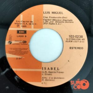 Disco de Vinilo Luis Miguel - Palabra De Honor / Isabel Vinyl Record
