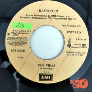 Disco de Vinilo Ramoncin - Ayúdame (No Soy Un Héroe) / Dos Vidas (Promocional) Vinyl Record