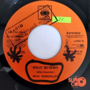 Disco de Vinilo Miki González - Lola / Solo Quiero Vinyl Record