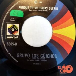 Disco de Vinilo Grupo Los Guichos - Amor Gitano / Aunque Tu Me Hagas Sufrir Vinyl Record