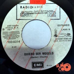 Disco de Vinilo Nadie - Creo Que Te Quiero / Quiero Ser Modelo (Promocional) Vinyl Record