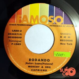 Disco de Vinilo Monchy - Siervo De Amor / Rodando (Promocional) Vinyl Record