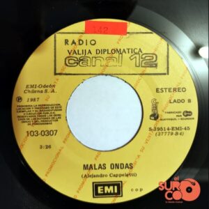 Disco de Vinilo Valija Diplomática - Mi Vida Vale Más / Malas Ondas Vinyl Record