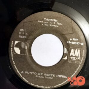 Disco de Vinilo Carmin - Los Rockers / A Punto De Serte Infiel Vinyl Record