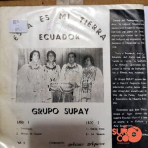 Disco de Vinilo Grupo Supay - Esta Es Mi Tierra Ecuador Vinyl Record