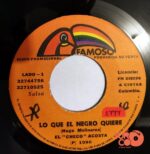 Disco de Vinilo Checo Acosta - Lo Que El Negro Quiere / Quien Eres Tu (Promocional) Vinyl Record
