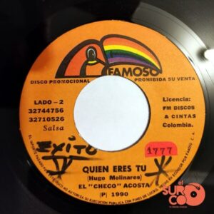 Disco de Vinilo Checo Acosta - Lo Que El Negro Quiere / Quien Eres Tu (Promocional) Vinyl Record